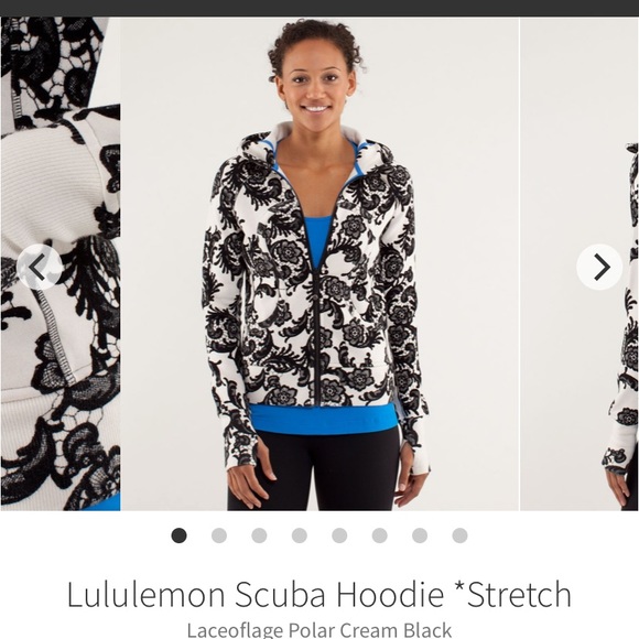 lululemon floral scuba hoodie